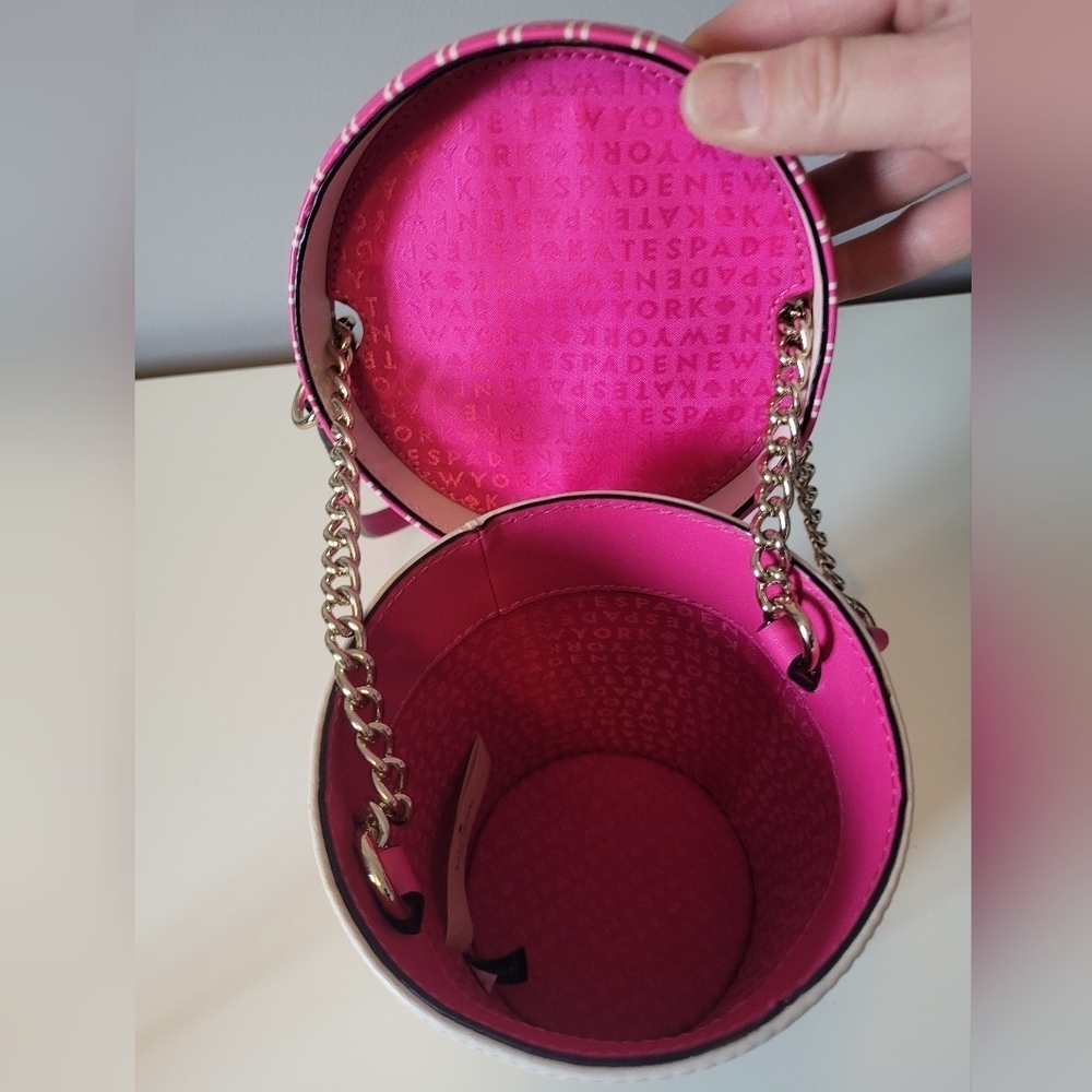 Kate Spade Flavor Of The Month Ice Cream Pint Crossbody, VGUC - Picture 9 of 10